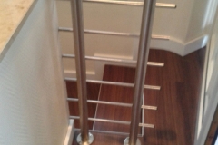 Treppenrenovierung Treppengelände akkurate Bodenverlegung